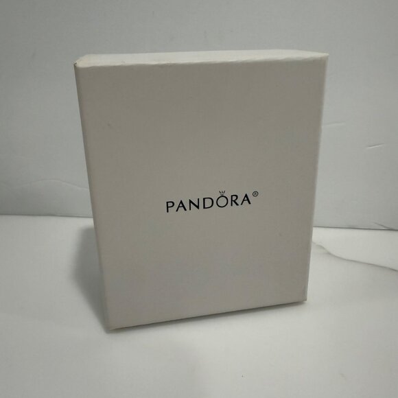 Pandora 2015 Limited Edition Porcelain Snowflake Ornament with Box Ivory Silver - Picture 8 of 9